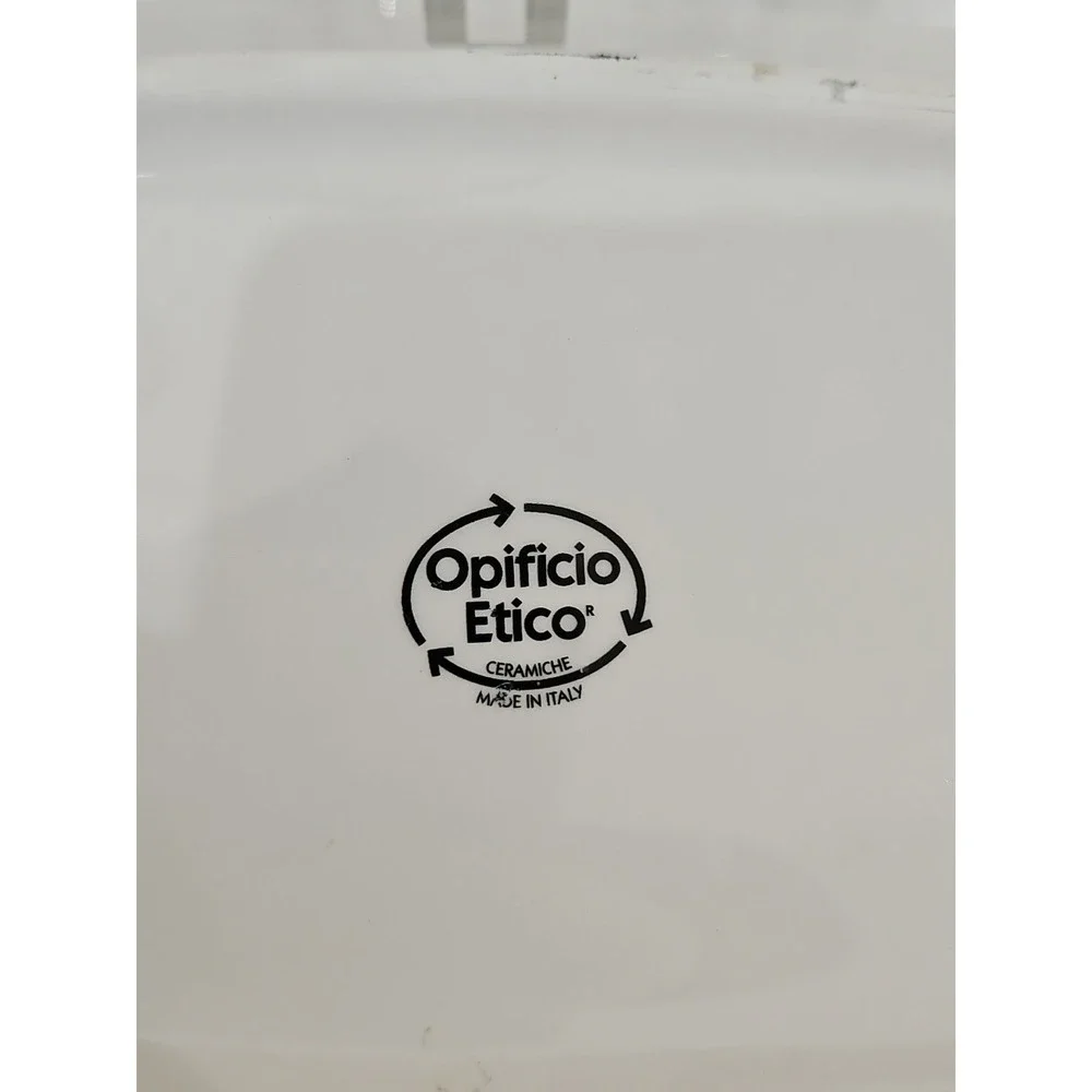 Opificio Etico‎ - SET OF 5- 1 Serving Platter 12.5 inc , 4 Plates 8.5 Inc